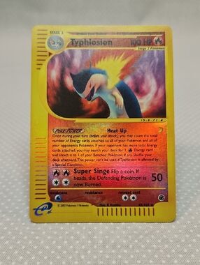 2002 Pokemon Typhlosion Reverse Holo 65/165